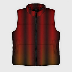 Мужской жилет Neon red orange lines, цвет: 3D-черный