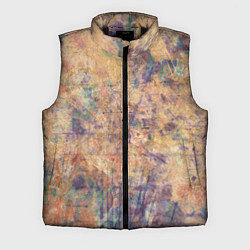 Мужской жилет Абстракция - pink marble with blue flecks, цвет: 3D-черный