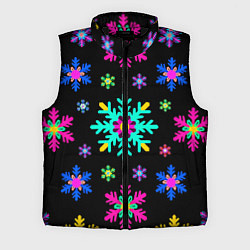 Мужской жилет Снежинки ретро