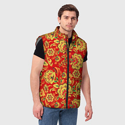 Мужской жилет Хохлома, цвет: 3D-светло-серый — фото 2