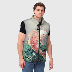 Мужской жилет Рыба, цвет: 3D-черный — фото 2
