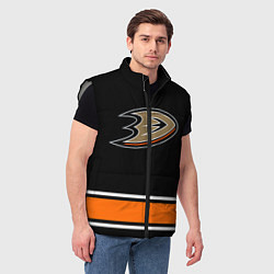 Мужской жилет Anaheim Ducks Selanne, цвет: 3D-светло-серый — фото 2