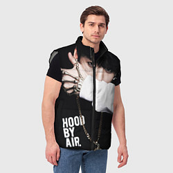 Мужской жилет BTS: Hood by air, цвет: 3D-светло-серый — фото 2
