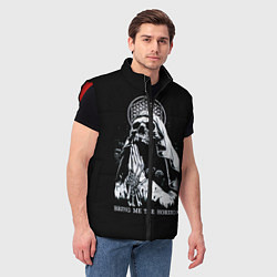 Мужской жилет BMTH: Skull Pray, цвет: 3D-красный — фото 2