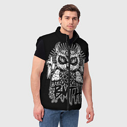 Мужской жилет BMTH Owl, цвет: 3D-черный — фото 2