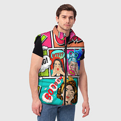 Мужской жилет POP ART, цвет: 3D-черный — фото 2