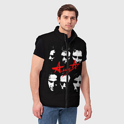 Мужской жилет Группа АлисА, цвет: 3D-черный — фото 2