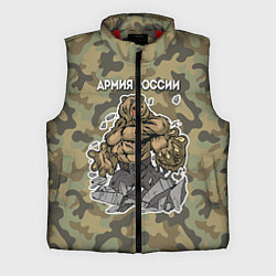 Мужской жилет Армия России: ярость медведя