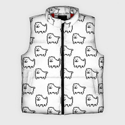 Мужской жилет Undertale Annoying dog white, цвет: 3D-красный