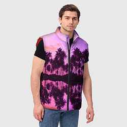 Мужской жилет Hawaii dream, цвет: 3D-красный — фото 2