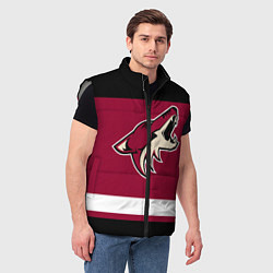 Мужской жилет Arizona Coyotes, цвет: 3D-светло-серый — фото 2