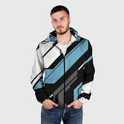 Ветровка с капюшоном мужская Vulcan 2 0 - Вулкан, цвет: 3D-черный — фото 2