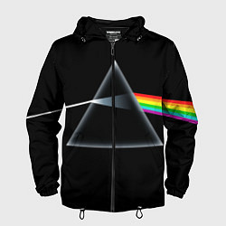 Ветровка с капюшоном мужская Pink floyd, цвет: 3D-черный