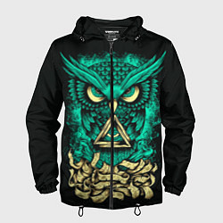 Ветровка с капюшоном мужская Bring Me The Horizon: Owl, цвет: 3D-черный