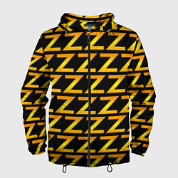 Ветровка с капюшоном мужская Brazzers Z, цвет: 3D-черный