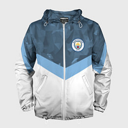 Ветровка с капюшоном мужская Manchester City FC: Sport, цвет: 3D-белый