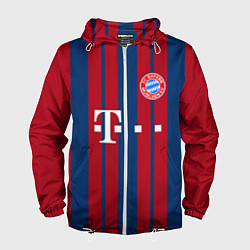 Ветровка с капюшоном мужская Bayern FC: Original 2018, цвет: 3D-белый