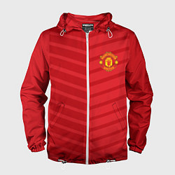 Ветровка с капюшоном мужская FC Manchester United: Reverse, цвет: 3D-белый