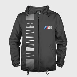 Ветровка с капюшоном мужская BMW 2018 M Sport, цвет: 3D-черный