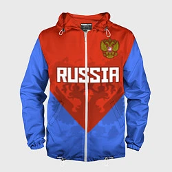 Мужская ветровка Russia Red & Blue