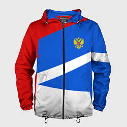 Ветровка с капюшоном мужская Russia: Light Sport, цвет: 3D-черный