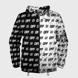 Мужская ветровка Off-White: Black & White