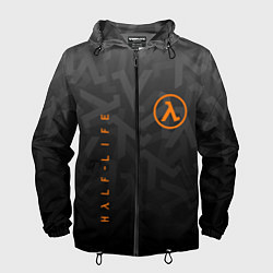 Ветровка с капюшоном мужская Half-Life, цвет: 3D-черный