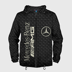 Ветровка с капюшоном мужская Mercedes AMG: Dark Side, цвет: 3D-черный