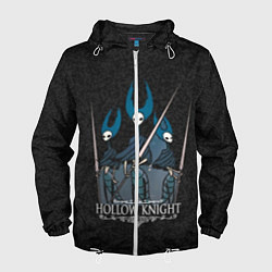 Ветровка с капюшоном мужская Hollow Knight, цвет: 3D-белый