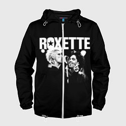 Ветровка с капюшоном мужская Roxette, цвет: 3D-белый