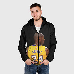 Ветровка с капюшоном мужская Kobe Bryant, цвет: 3D-черный — фото 2