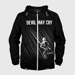 Ветровка с капюшоном мужская Devil May Cry, цвет: 3D-белый