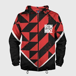 Ветровка с капюшоном мужская Iron Mike, цвет: 3D-черный