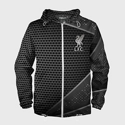 Ветровка с капюшоном мужская Liverpool FC, цвет: 3D-белый