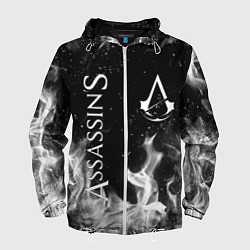 Ветровка с капюшоном мужская ASSASSINS CREED, цвет: 3D-белый