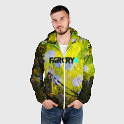 Ветровка с капюшоном мужская FARCRY4, цвет: 3D-белый — фото 2