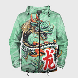 Мужская ветровка Изумрудный дракон