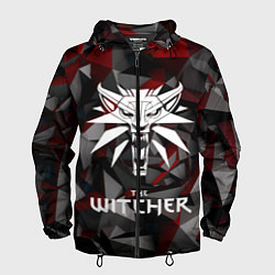 Ветровка с капюшоном мужская The Witcher, цвет: 3D-черный