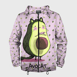 Мужская ветровка Авокадо Кот