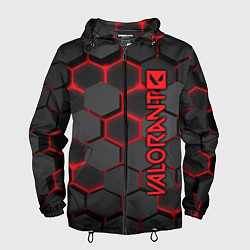 Ветровка с капюшоном мужская Valorant, цвет: 3D-черный