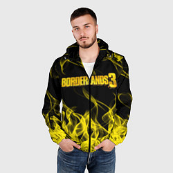 Ветровка с капюшоном мужская Borderlands 3, цвет: 3D-черный — фото 2