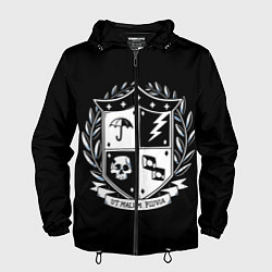 Ветровка с капюшоном мужская Академия Амбрелла, цвет: 3D-черный