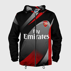 Ветровка с капюшоном мужская ARSENAL UNIFORM, цвет: 3D-черный