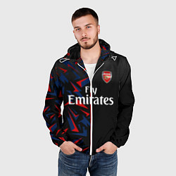 Ветровка с капюшоном мужская ARSENAL UNIFORM 2020, цвет: 3D-белый — фото 2