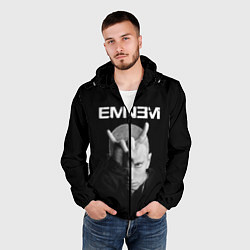 Ветровка с капюшоном мужская EMINEM, цвет: 3D-черный — фото 2