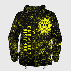 Ветровка с капюшоном мужская Borussia Боруссия, цвет: 3D-черный