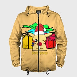 Мужская ветровка New Year Pikachu