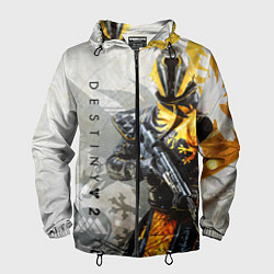 Ветровка с капюшоном мужская DESTINY, WARLOCK, цвет: 3D-черный