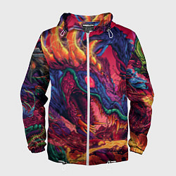 Ветровка с капюшоном мужская HYPER BEAST, цвет: 3D-белый