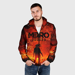 Ветровка с капюшоном мужская Metro Exodus, цвет: 3D-черный — фото 2